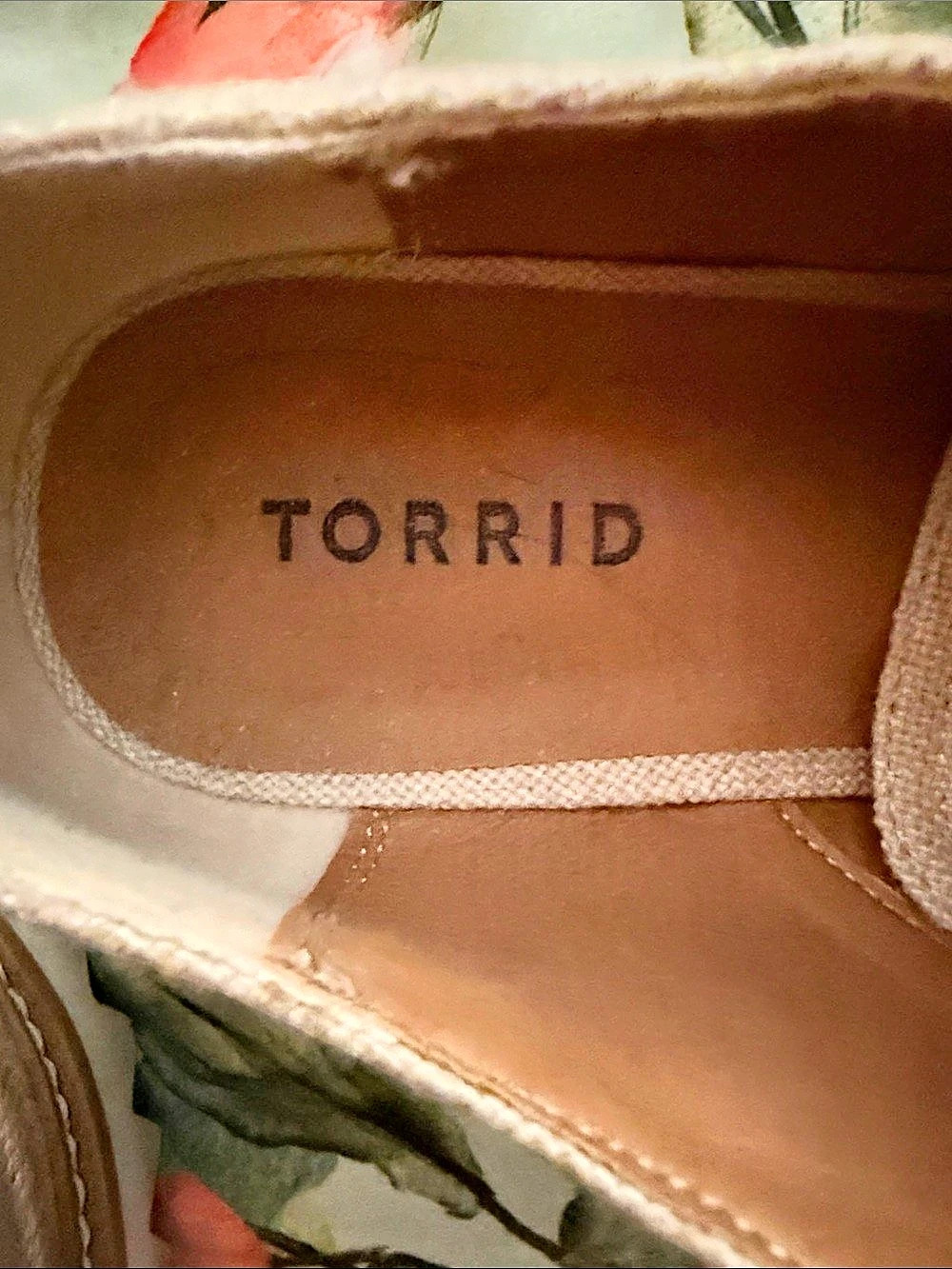 Torrid Espadrille Platform Lace-Up Sneakers Platform Sneakers in beige - Picture 3 of 4